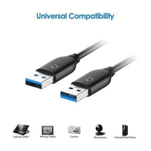 Rankie Cable USB 3.0 tipo A a tipo A 1 paquete de 10 pies_5