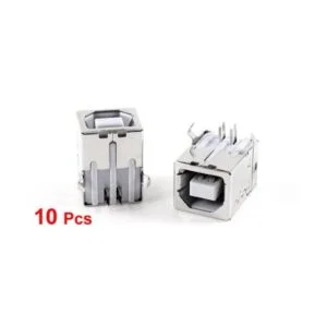 Uxcell Conector USB hembra tipo B de 4 pines 90 grados_3