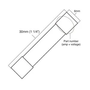 DealEnvy Fusibles de cerámica 0.236 x 1.181 in 250 V_2