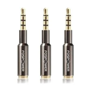 FosPower Adaptador de audio en estéreo TRRS de 4_1