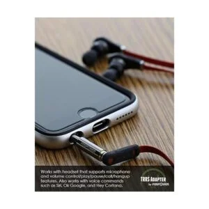 FosPower Adaptador de audio en estéreo TRRS de 4_5