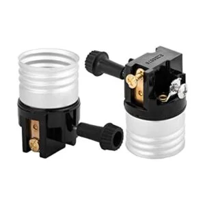 Paquete de 2 enchufes de repuesto de 3 vías para lámpara_1