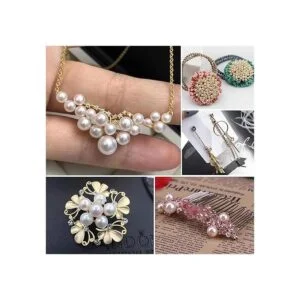 TOAOB 1000 cuentas de perlas de vidrio de 0.157 in