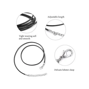 48 piezas de cordón encerado 6 colores surtidos cuerda