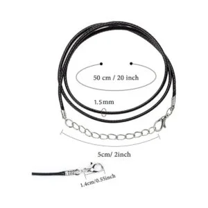 48 piezas de cordón encerado 6 colores surtidos cuerda