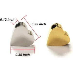 TSJ 20 colgantes pequeños con forma de corazón de metal_3