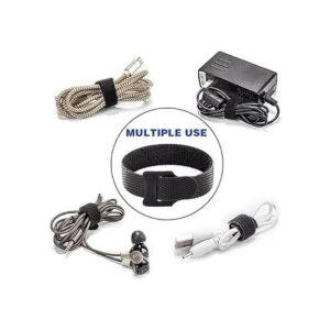 OneLeaf 80 bridas reutilizables para cables color negro_6