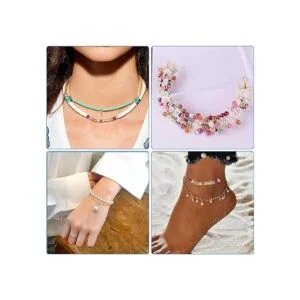 TOAOB 1000 cuentas de perlas de vidrio de 0.157 in