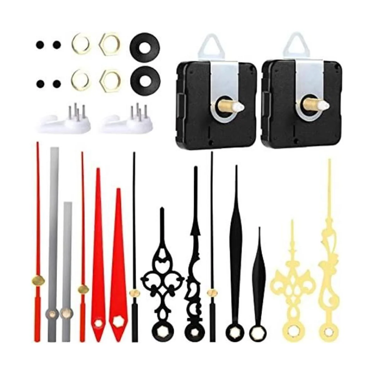 ONESING Kit de mecanismo de reloj de 31 piezas mecanismo