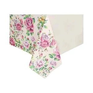 Mantel rosa rosa para decoración de boda 53.9 x 109.4 in_3