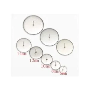 40 pendientes de acero inoxidable con forma de cabujón_3