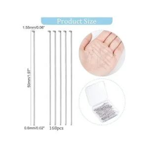 PH PandaHall Alrededor de 168 piezas de acero inoxidable