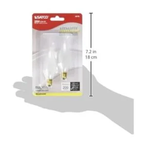 Satco Products S3778 Bombilla de luz esmerilada 120 V_2
