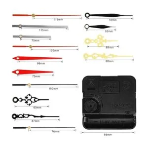 ONESING Kit de mecanismo de reloj de 31 piezas mecanismo