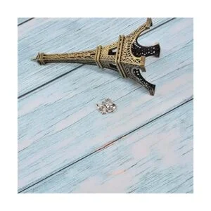 Wixine Juego de 20 abalorios de plata tibetana 0.551 x