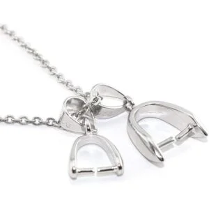 Heyous 2 piezas de plata de ley 925 accesorios colgantes_3