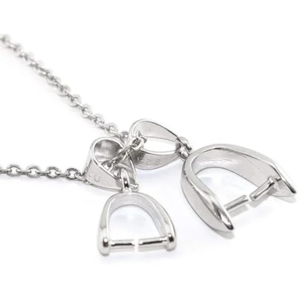 Heyous 2 piezas de plata de ley 925 accesorios colgantes_3