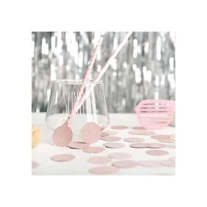 MOWO Puntos circulares de confeti de papel con purpurina_4