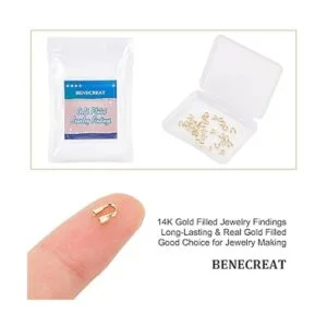 BENECREAT 30 protectores de alambre de oro de 14 quilates