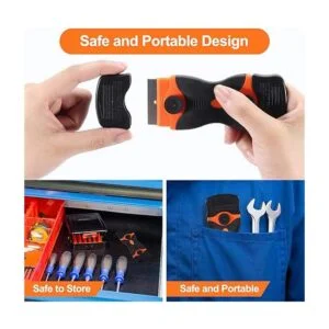 Paquete de 2 raspadores de cuchillas de afeitar