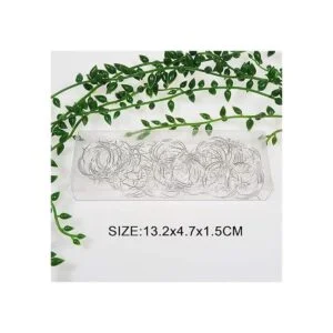 TOAOB 100 anillos de cristal de vino chapados en plata de