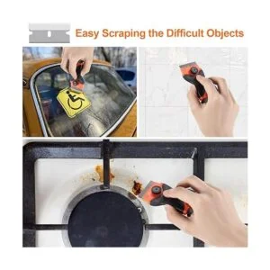 Paquete de 2 raspadores de cuchillas de afeitar