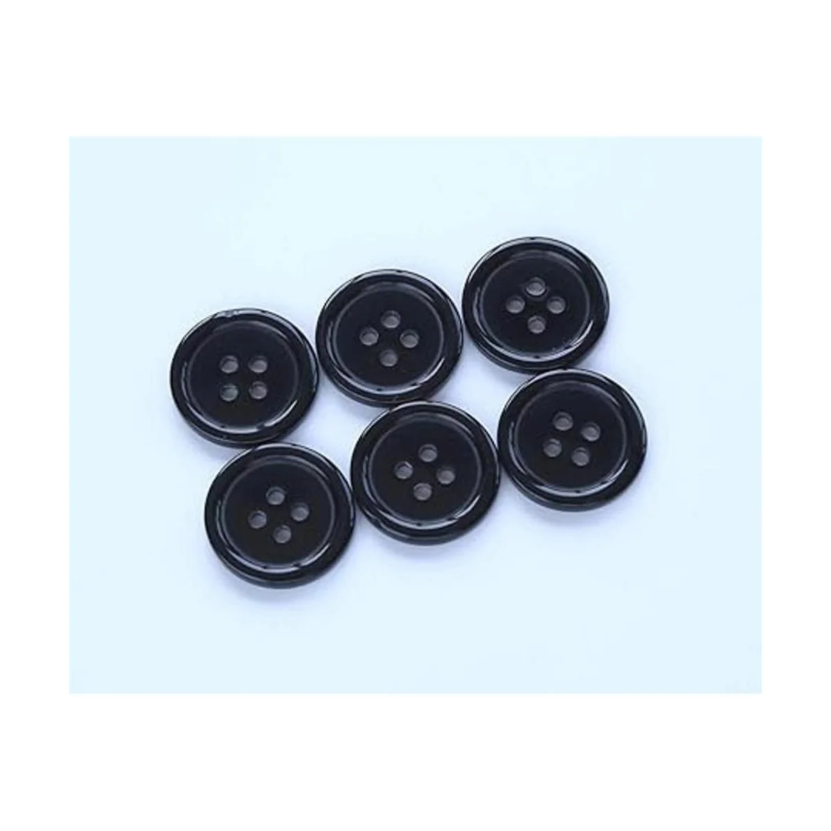 GANSSIA Botones de color negro de 1316 pulgadas 0.787_4