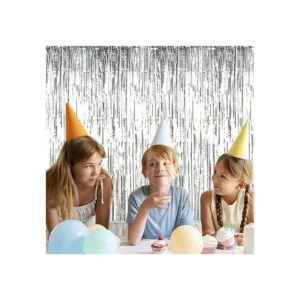 GOER Cortinas de flecos metálicas de 3.2 x 9.8 pies para_4