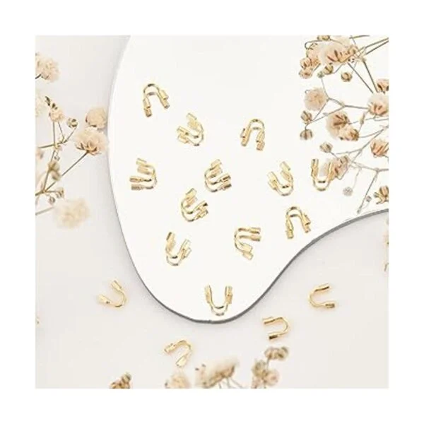 BENECREAT 30 protectores de alambre de oro de 14 quilates