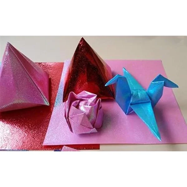 50 hojas de papel de origami de 4.0 x 4.0 in cuadrado_3
