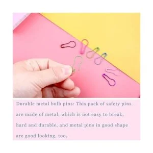 300 pines de seguridad para bombillas 10 colores Calabash_3