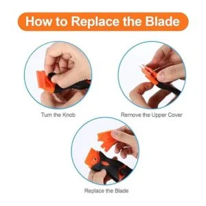 Paquete de 2 raspadores de cuchillas de afeitar