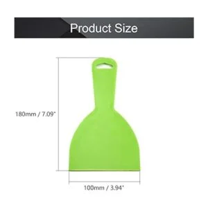 Utoolmart Raspador de masilla de plástico flexible de 4