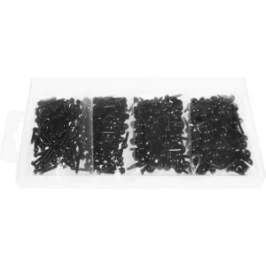 TOAOB 480 mini ojos de seguridad de plástico negro de