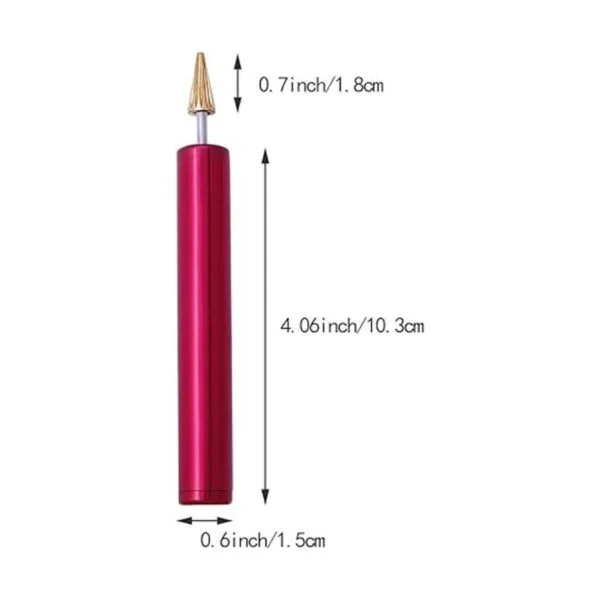 BUTUZE Práctico bolígrafo de tinte de borde de cuero_2
