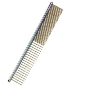 Peine de metal de acero inoxidable premium para perros y_5