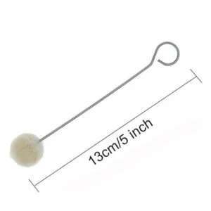 25 piezas de lana Daubers bola cepillo cuero tinte_2