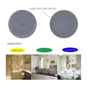 VTOP Paquete de 3 tapas de drenaje de bañera tapón de