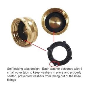 50 arandelas de goma para manguera de jardín arandelas de