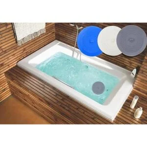 VTOP Paquete de 3 tapas de drenaje de bañera tapón de