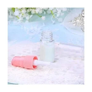 12 botellas vacías de plástico azul sin BPA 0.3 fl oz_5