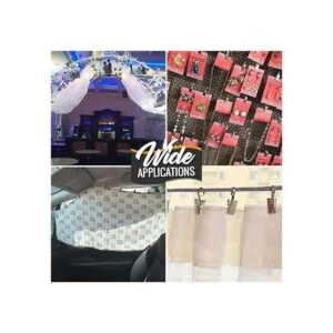 Teenitor Paquete de 25 clips de cortina soporte de luz de_5