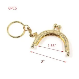 Tulead Bolsa de metal para monedero con cierre de cierre_2