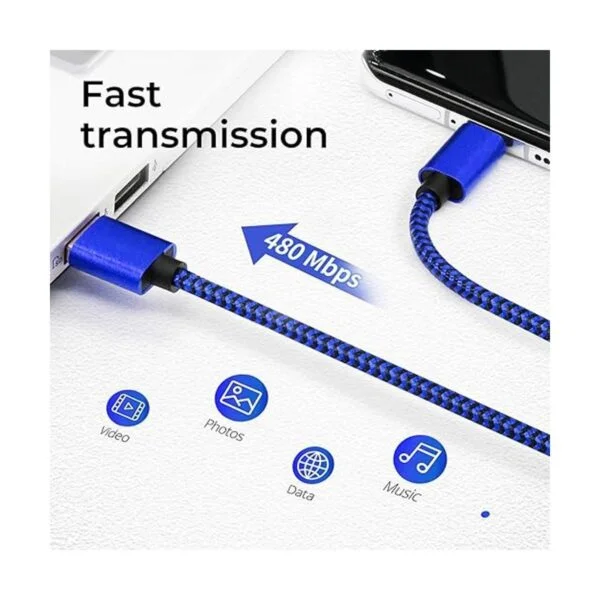 Cable de carga rápido para Motorola One_4