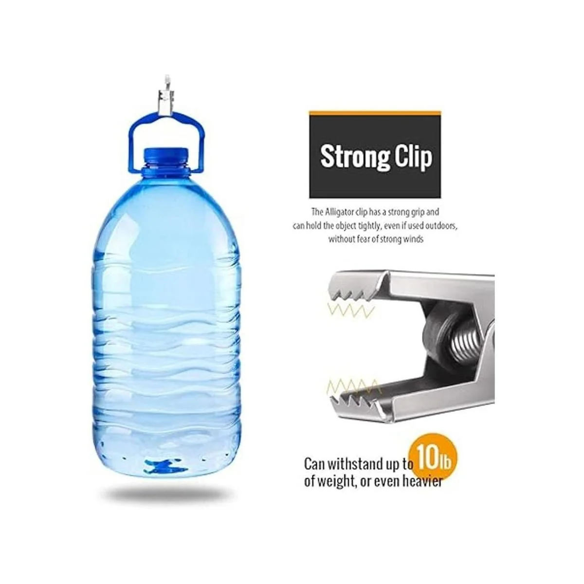 Teenitor Paquete de 25 clips de cortina soporte de luz de_4