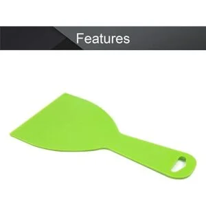 Utoolmart Raspador de masilla de plástico flexible de 4