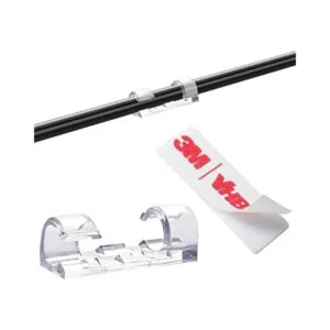 Organizador de clips de cables autoadhesivos para gestión