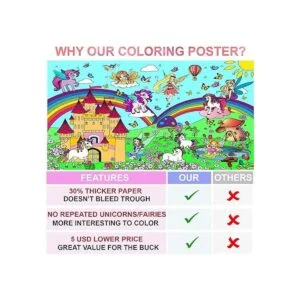 ALEX Art Póster gigante para colorear Póster de_3