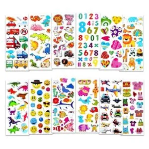 BEESTECH Calcomanías para niños de 2 3 y 4 años