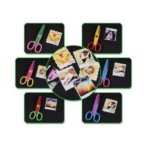 Jialeey Tijeras de plástico para niños diseño de_5